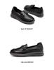 Red Dragonfly Women's Slip-on Loafers: 2025 New Autumn Genuine Leather, Soft Sole, Comfortable Single Shoes.