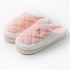 Autumn and Winter New Cotton Slippers Indoor Home Wear-resistant Warm Piled Couple Hair Slippers