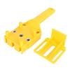 8Pcs Woodworking Dowel Jig Kit Punch Locator Handheld Pocket Hole Drilling Tools