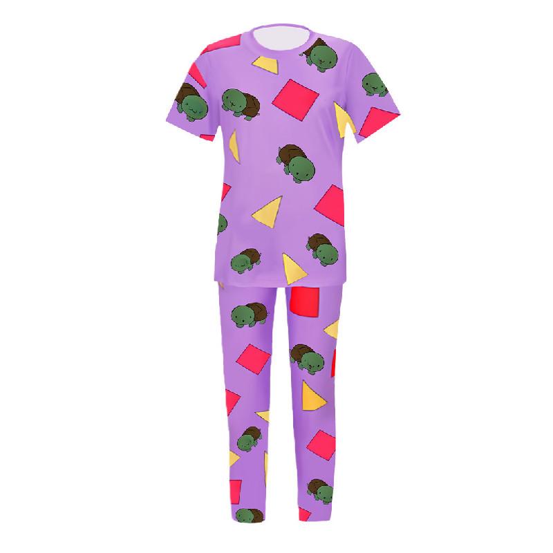 

Охотники Демоны Kpop Руми Мира Зои Косплей Костюм Пижама Подарок на Хэллоуин Вечеринка Zoey,Adult 190