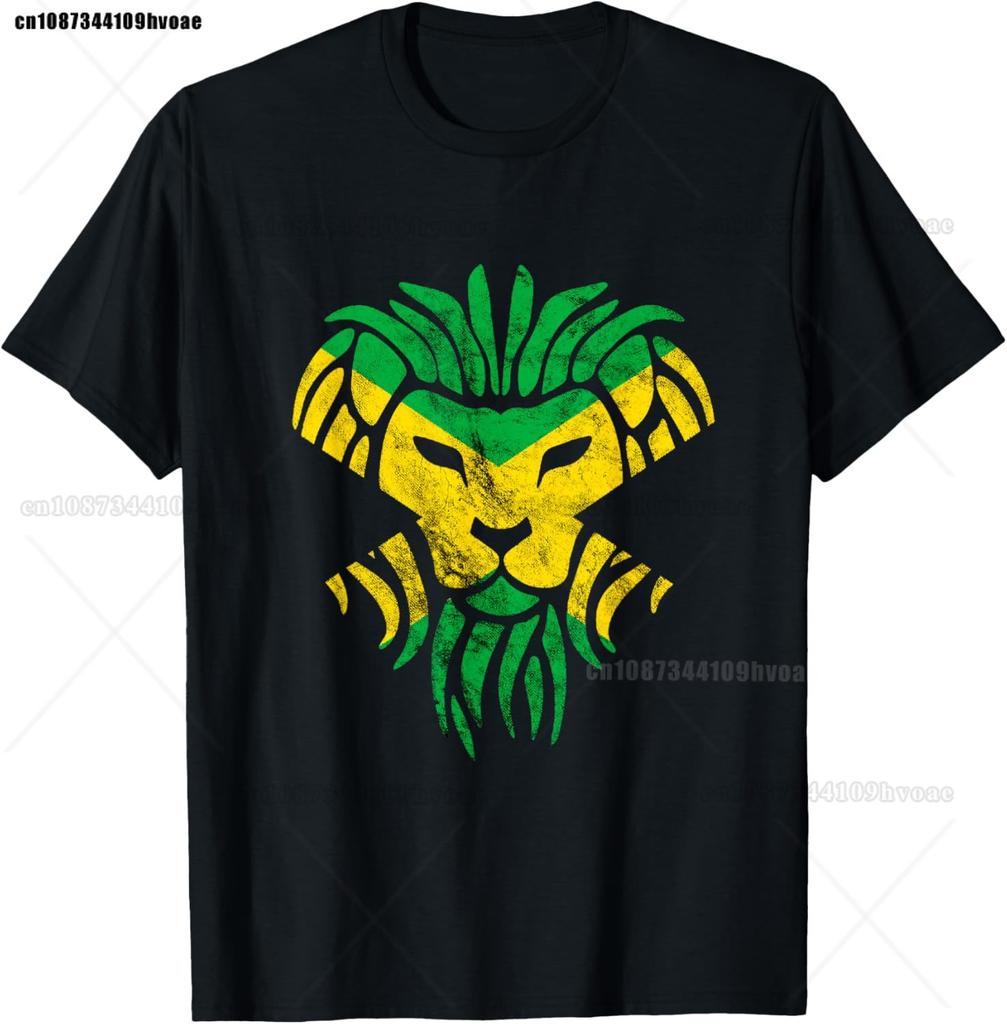 Rasta Reggae One Love Jamaica Retro Vintage Sport Jamaican Flag T Shirts Graphic Cotton Streetwear Short Sleeve Birthday Gifts