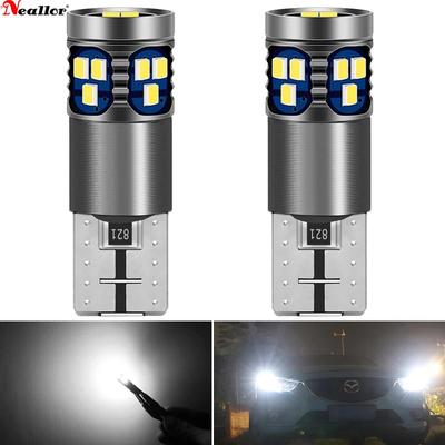 10PCS W5W T10 Led Lights Canbus 26SMD Super Bright 6000K Car Dome Reading License Plate Bulbs Signal Lamp Accessories