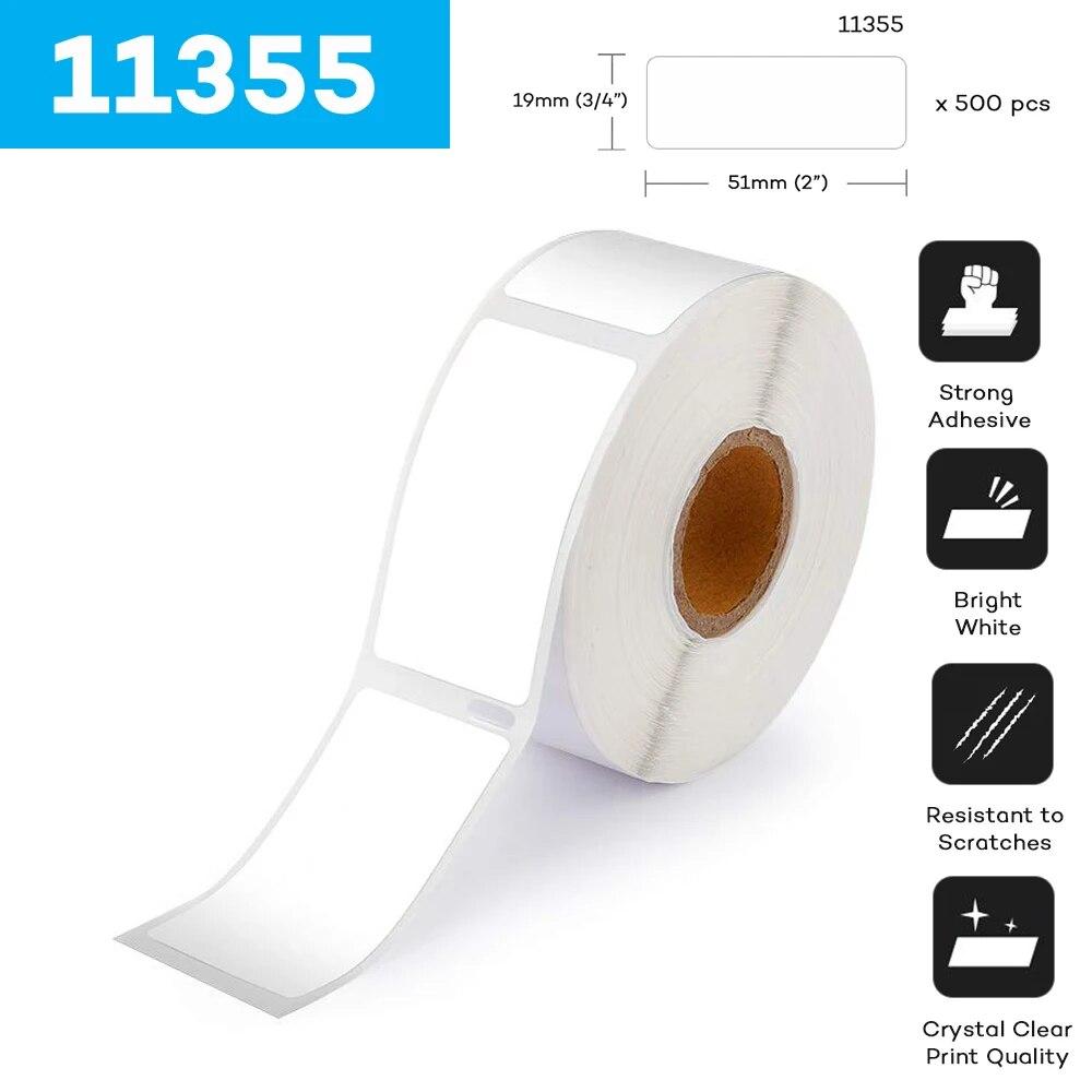 Совместимость с несколькими размерами Dymo Label 450, 11352, 11353, 11354, 11355, этикетка LW, термобумажная наклейка для DYMO LabelWriter 450 Turbo 1Roll  11355 labels