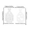 Heart Shape House Silicone Mold Love Houses Concrete Moulds Casting Molds Gypsum Candle Holder Ornaments Resin Mould Home Decor