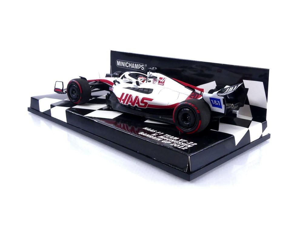 Minichamps scale Haas Magnussen Bahrain GP 2022 finished model 1/43 VF-22
