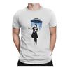 Men's Raining On the Inside T Shirt Banksy Street Graffiti Artist Pure Cotton Clothing Leisure Short Sleeve Round Neck Tee Shirt