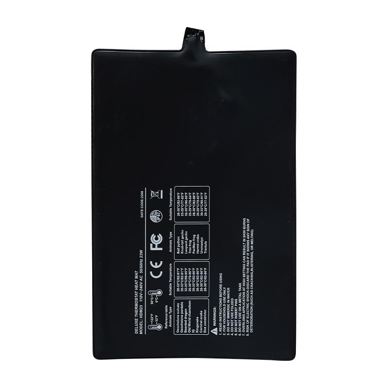 Adjustable Reptile Heating Pad for Frogs, Lizards, Geckos, Turtles & Fish Tanks