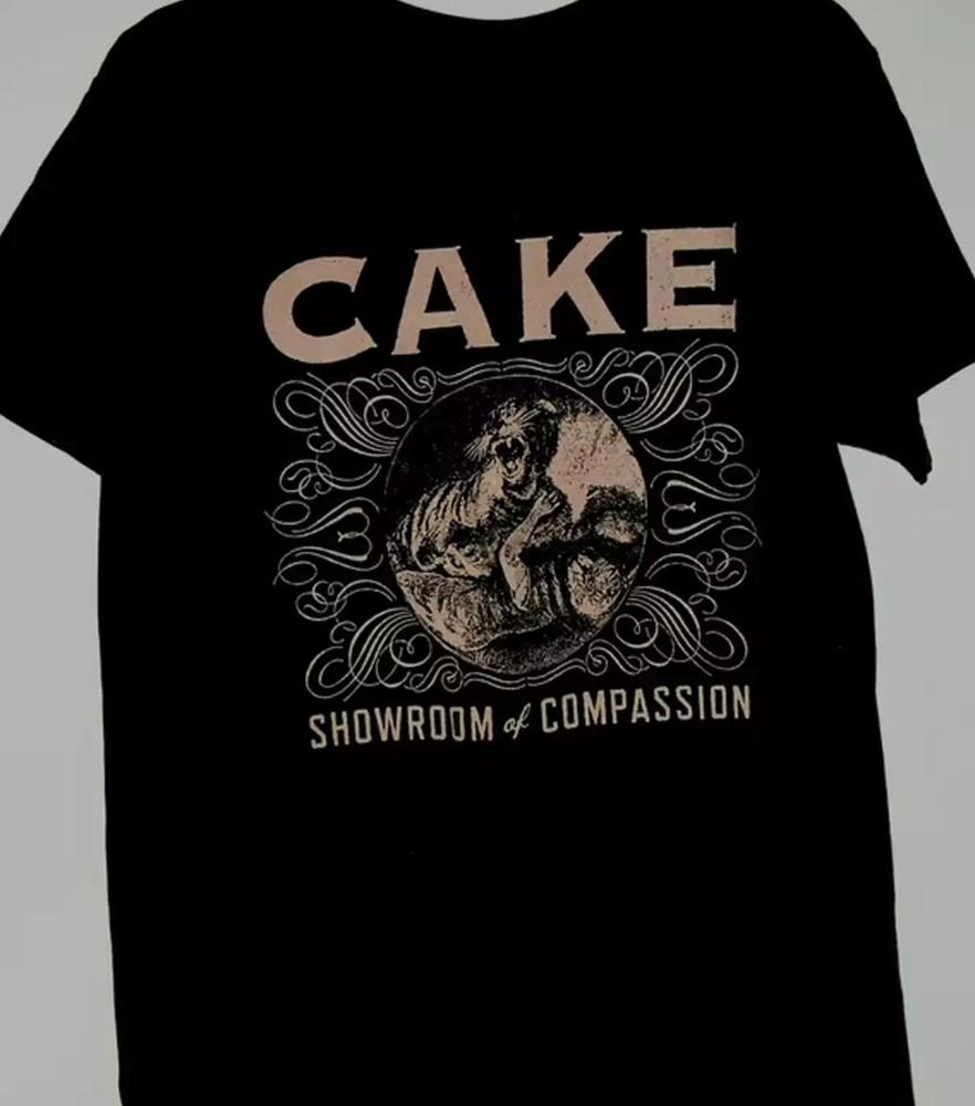 

Cake rock band Showroom and Compassion black T-shirt Unisex S to 5Xl 3F126 Unisex T-Shirt XL