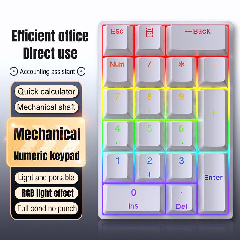 YF20 Wired 20-Key Mechanical Digital Keyboard