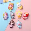 5PCS Resin Colorful Princess Burger Donut Star Cartoon Man Flat Back Stone Figurines Scrapbook DIY Bow Decor Accessories Crafts