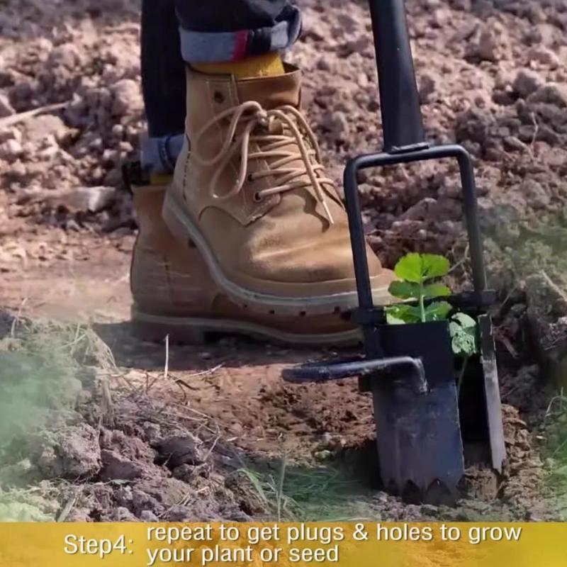 Tall Execution Aluminum Planting Aid Tool For Quick Soil Penetration In Professional Nurseries And Home Terrain M4YD