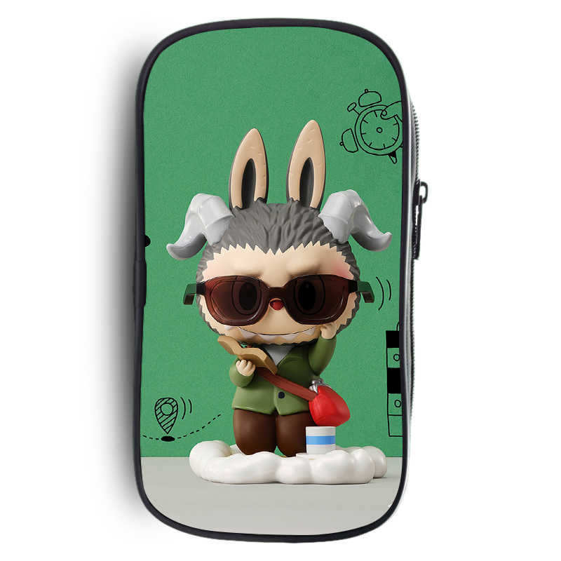 2025 Labubu Primary And Secondary School Students Cartoon Diy Printing Fashion Storage Pencil Bag