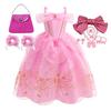 Sleeping Beauty Costume Play Princess Carnival Aurora Birthday Princess Party Dress Halloween Apparel Purim Fairy Vestido