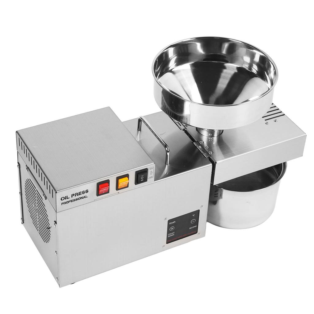 Automatic Oil Press Machine Intelligent Temperature Control Stainless Steel Electric Extractor Oil