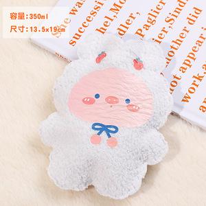Winter Cartoon Plush Bear Hot Water Bottle Filled with Teddy Plush Small Portable Student Hand Warmers Cute Warm Water Bag