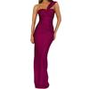 Spring New Arrival Women's Sexy Strapless Solid Color Patchwork Bodycon Slim Fit Hip Wrap Dress for European and American Cross-border Trade