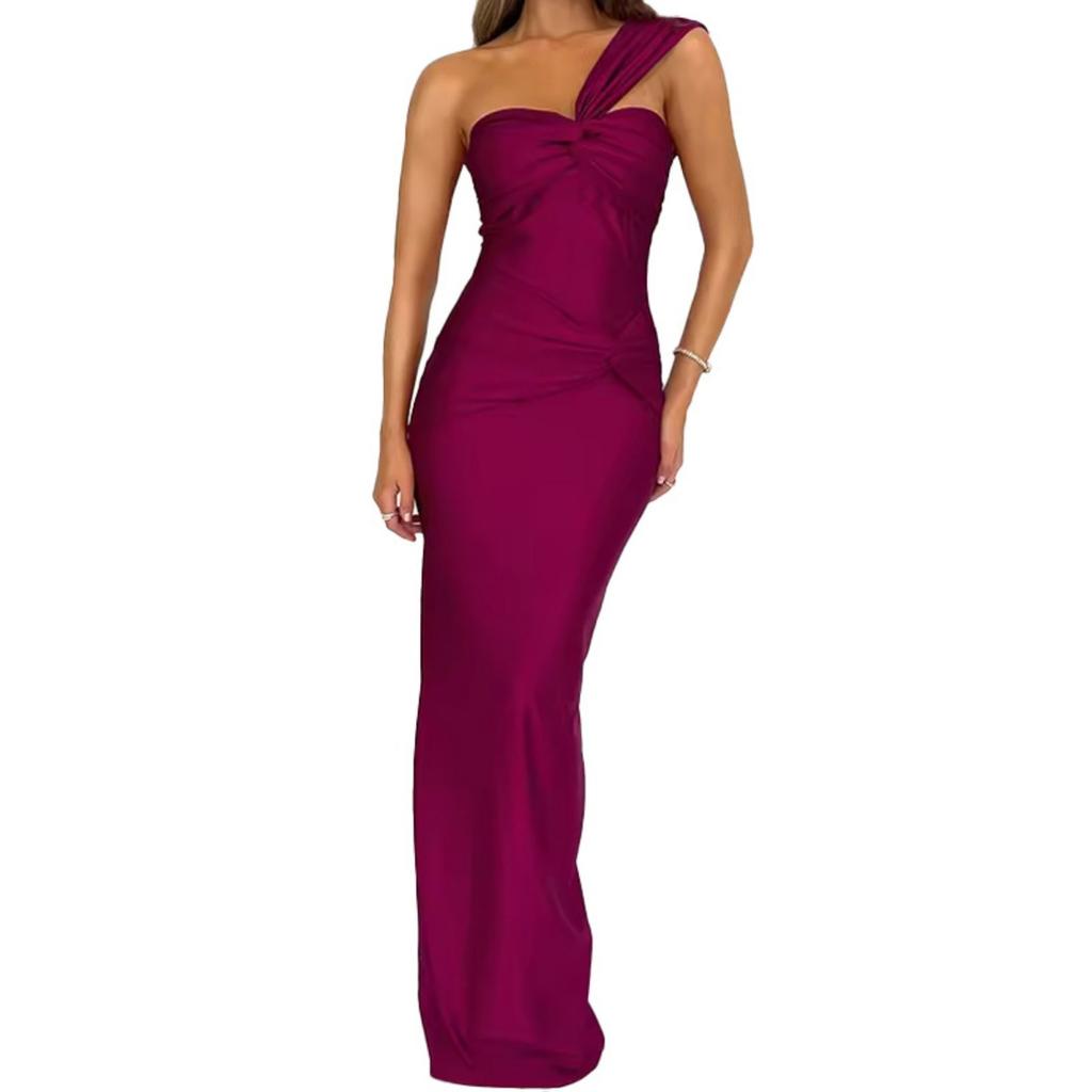 Spring New Arrival Women's Sexy Strapless Solid Color Patchwork Bodycon Slim Fit Hip Wrap Dress for European and American Cross-border Trade