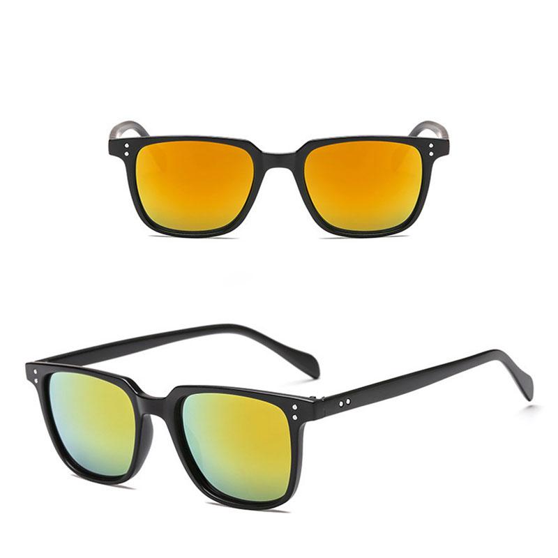 Trending Small Men Square Sunglasse Women Fashion Mirror Glasses Summer Driving Sun Glasses Frame