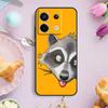 Cute Raccoon Cartoon Case For Xiaomi Redmi Note 12 11 9 10 13 Pro Plus 9S 10S 11S 12S Redmi 12 10 C 9C 13C Cover