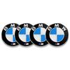 AXNX2 4Pcs 56/60/65mm Aluminum Car Wheel Center Hub Caps Sticker For BMW 3 5 6 7 1 Series Z4 X3 X6 E81 E71 E90 E93 F30 F10 E92 E60 E84