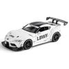 1/22 Scale Toyota Supra Sports Car Alloy Model Car Die-casting Metal Vehicle Collection Simulation Sound & Light Toy Car Gift For Boys