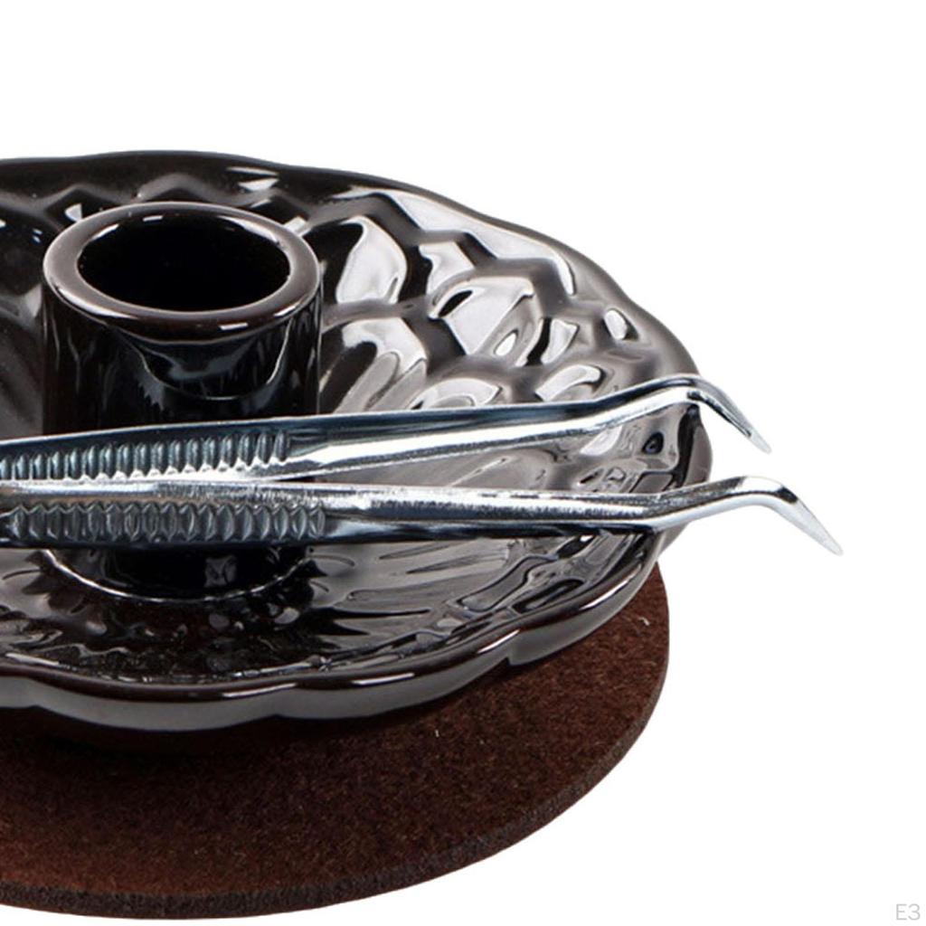 Keramický držák na vonné tyčinky Hořák Základna Stabilní DIY potřeby Šalvějová ozdoba na čajový stolek