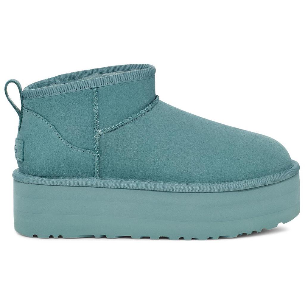 UGG Cow Split Leather Solid Color Thick Sole Commuter Versatile Comfortable Short Snow Boots Women Boots 1135092-DEE