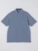 SHIPS Colors Men's Polo Shirt, Moisture-Wicking, Quick-Drying, Kanoko Wide Collar, Light Blue, Size L, 212170048