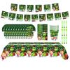 Christmas Theme Party Decorations Plates Tissue Paper Cups Pull Flags Christmas Dinnerware Set Party Set Party Favors