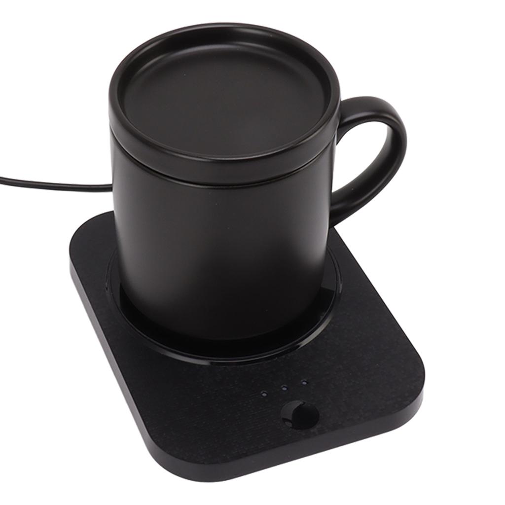 Coffee Mug Electric Warmer Intelligent 55 celsius Constant Warm USB Power Supply Beverage Warmer with Ceramic Cup for Desk 5V