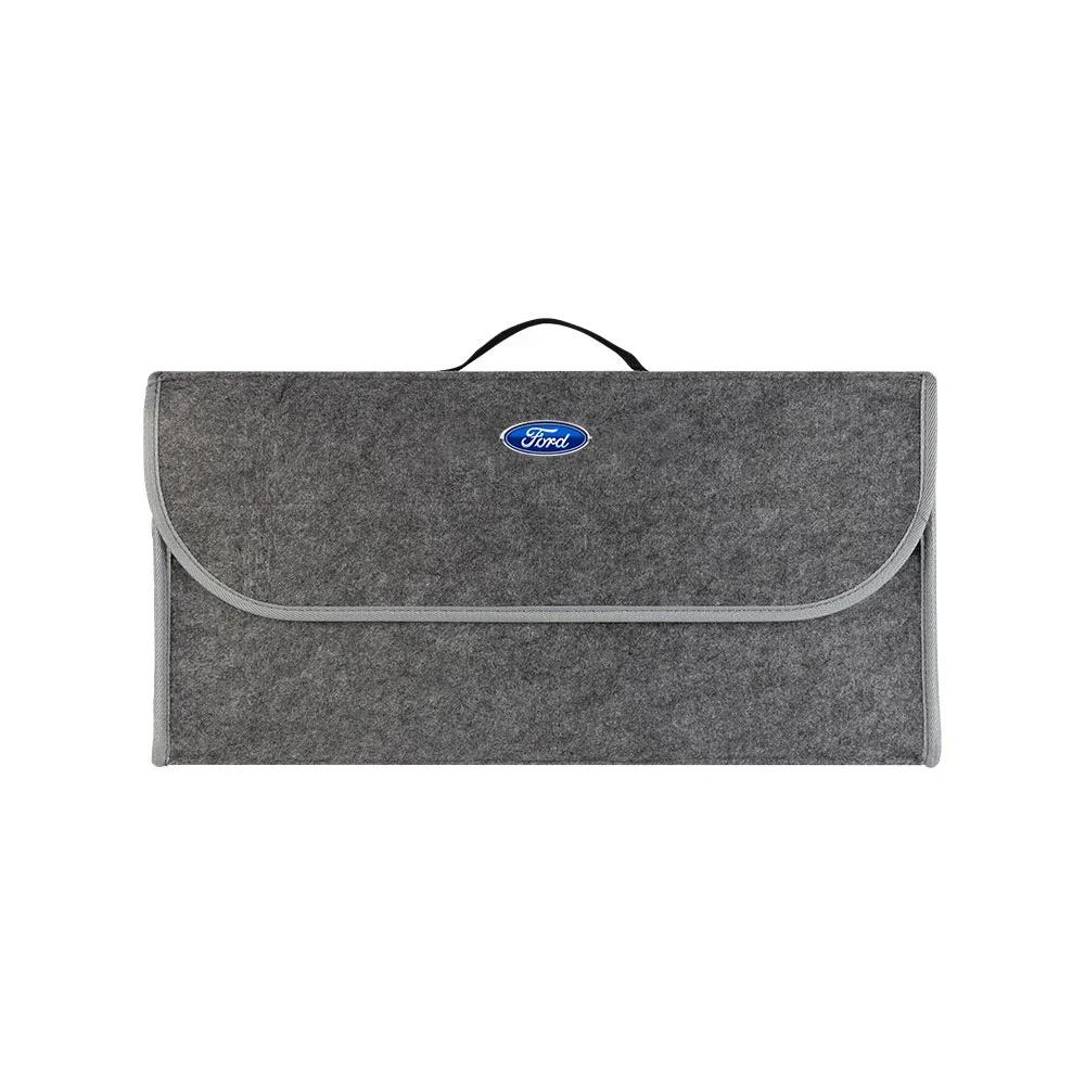 New Compartment Boot Storage Organizer Tool Car Storage Bag Car Trunk Organizer For Ford Ranger Focus Kuga Mustang S-MAX Transit