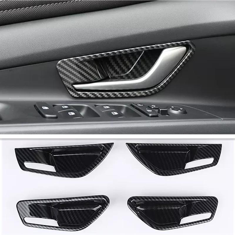 For Hyundai Elantra - Carbon Fiber Interior Door Handle Bowl Cover Trim