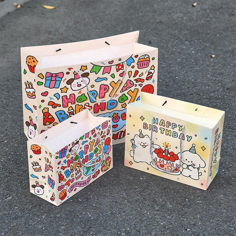 ZISIZ Happy Birthday Graffiti Geschenkbeutel