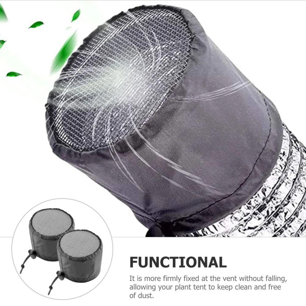2Pcs Insect Proof Grow Tents Vent Cover Elastic Band Ventilation Covers Duct Filter Cover  Lawn