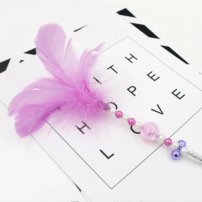 

Интерактивные игрушки для кошек, палочка для удочки для кошек, игровая палочка, палочка для перьев, игрушка с колокольчиком, товары для животных, аксессуар для кошек