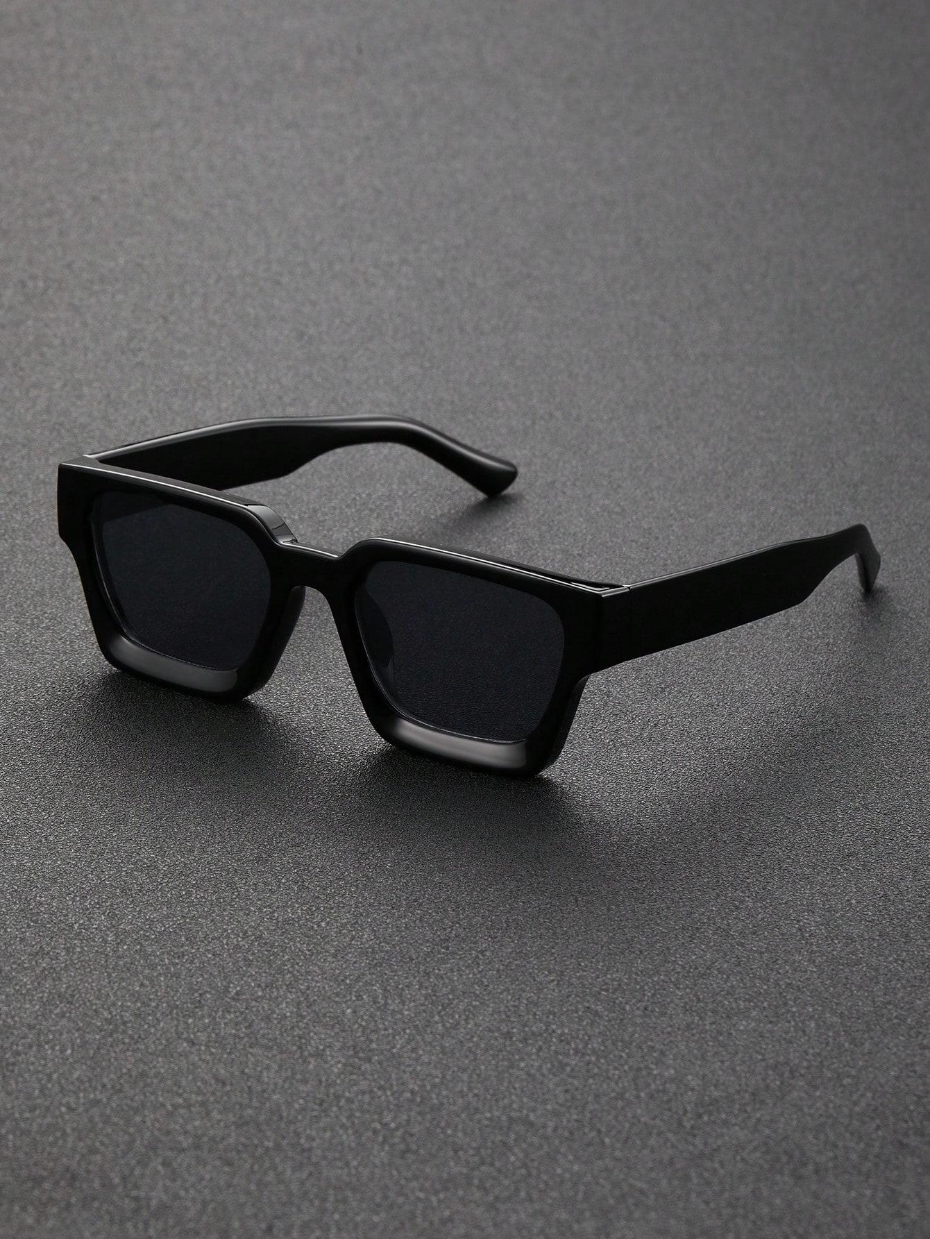 

1/2 Pc S Classic Fashion Square Plastic Frame Women Sunglasses For Men Daily Life Shades Eyewear Accessories.