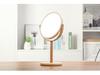 Double-Sided Magnifying Makeup Mirror - European-Style, Simple Solid Wood Design, HD Beauty Salon Mirror