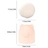 Bear Shape Empty Box Baby Powder Sub-Bottling Storage Box Empty Container Multifunctional Empty Powder Puff Boxes For Child