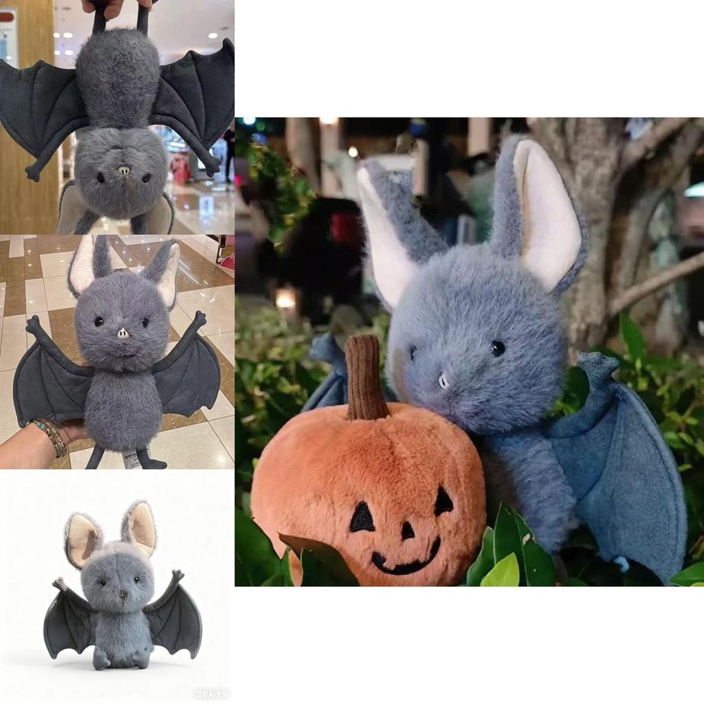 Plush Animal Bat Stuffed Toy For Bedroom Decor And Collecting