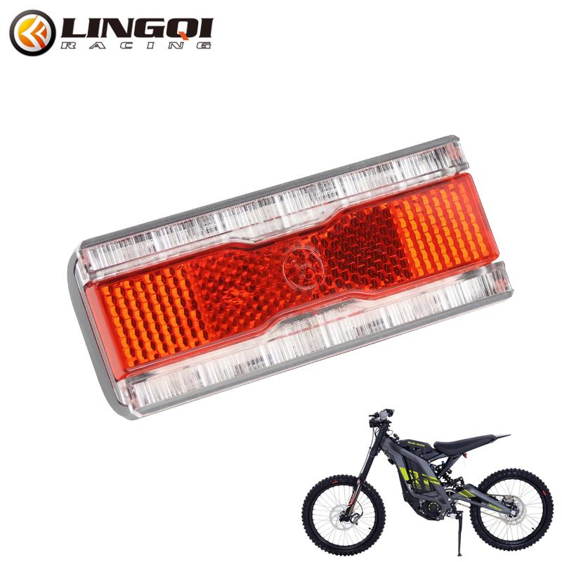 LINGQI RACING Tail Light LED Rear Stop Brake Taillight Indicator Lamp For Light Bee E-Bike Electric Bicycle Modified Parts