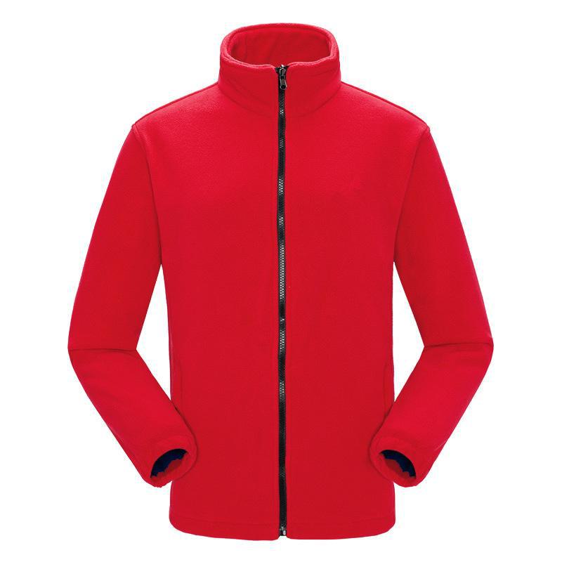 Unisex Sports Outdoor Polar Fleece Jacket - Thick, Warm, Plus Velvet for Autumn and Winter