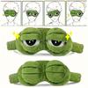 1pc Soft Frog Sleep Mask, Comfortable Eye Protection for Restful Naps and Power Outages, Normal Skin, Sleep Accessory, Lanolin-Free Material