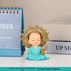Zen Little Monk Ornaments: Cute Novice Tea Table Decor for Desk or Office