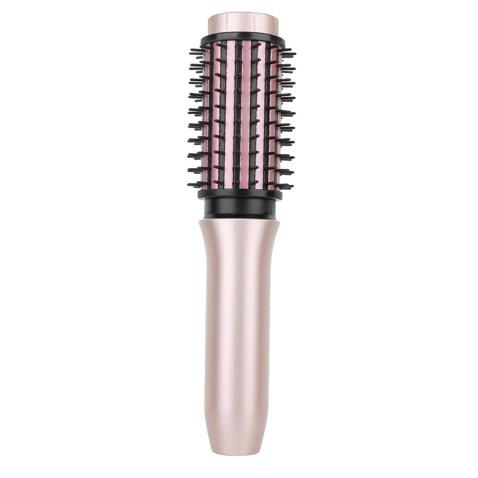 

Cordless Hair Straightening Comb Curling Wand USB Charging Curling and Straightening Multi-speed Temperature Adjustment рожевий