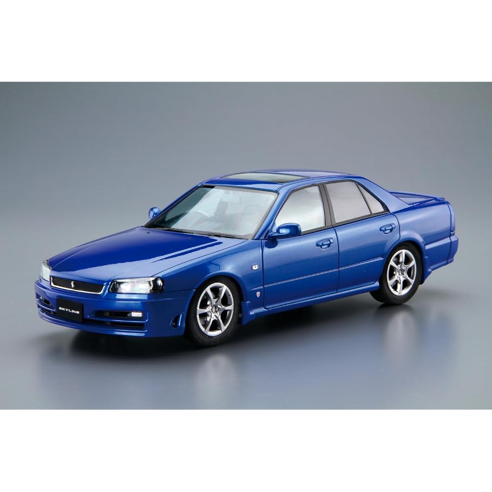Aoshima Bunka Kyozai (AOSHIMA) 1/24 The Model Car Series No. 98 Nissan ER34 Skyline 25GT-X Turbo ...