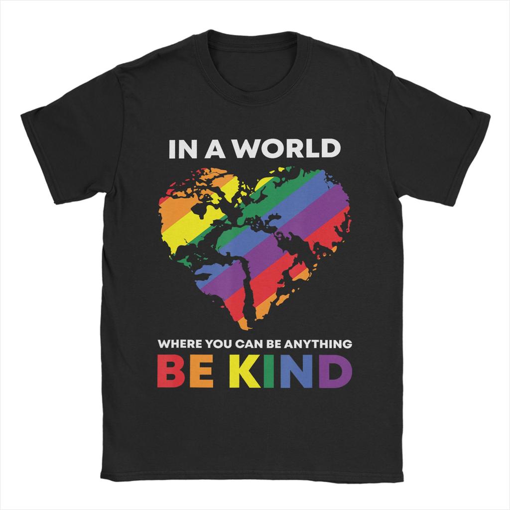 HuUnisex LGBT Gay Pride Month Transgender Rainbow for Unisex Unisex T Shirt Crazy Tee Shirt Crew Neck TShirt Cotton Unique Clothes