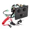 Dual Engine Key Switch Panel Switch Assembly for Yamaha Outboard Engines 6K1 82570 08 00