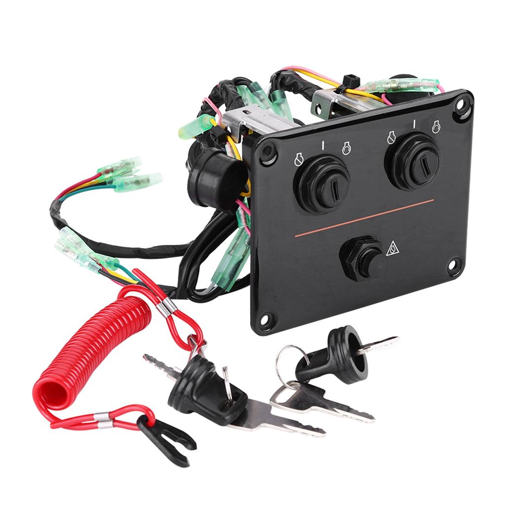 Dual Engine Key Switch Panel Switch Assembly for Yamaha Outboard Engines 6K1 82570 08 00