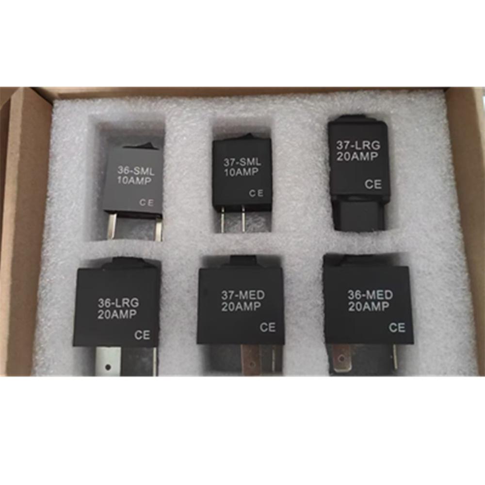 

6pcs 12V Fuel Pump Relay Kit Relay Switch Kit Fuel Pump Relay Tester