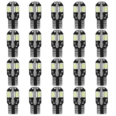 20pcs 8LED Car Side Wedge Light Bulb for Canbus T10 194 168 W5W 5730